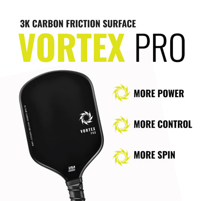 VORTEX PRO Paddle - 3K Carbon Friction Surface 16mm